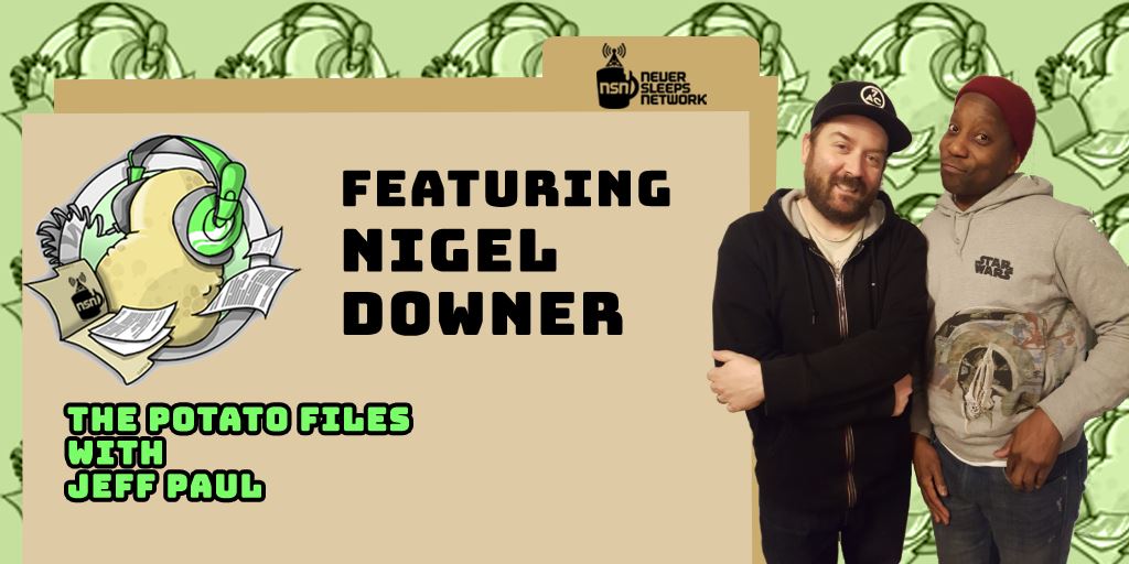 jeffpaulcomedy's tweet photo. Star of @CBCComedy @BitPlayasโ, @nigeldowner, dropped by @NeverSleepsNet for #ThePotatoFiles
Listen, like, share & subscribe.
Never Sleeps Network
https://t.co/HmzAySKa7H
iTunes
https://t.co/o7gjkQ6hwN
Google Play
https://t.co/FULCf4uzkF
Spotify
https://t.co/Uy8diPq0or https://t.co/nD30tPT4KQ