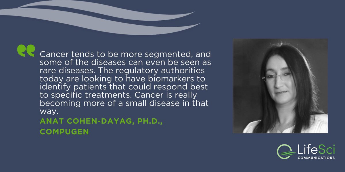 LifeSciComms's tweet photo. During today’s #LifeSciPanel, Anat Cohen-Dayag, Ph.D., CEO of Compugen, explained the company’s approach to developing #cancer treatments. #JPM20 https://t.co/k9nBVMFjqA