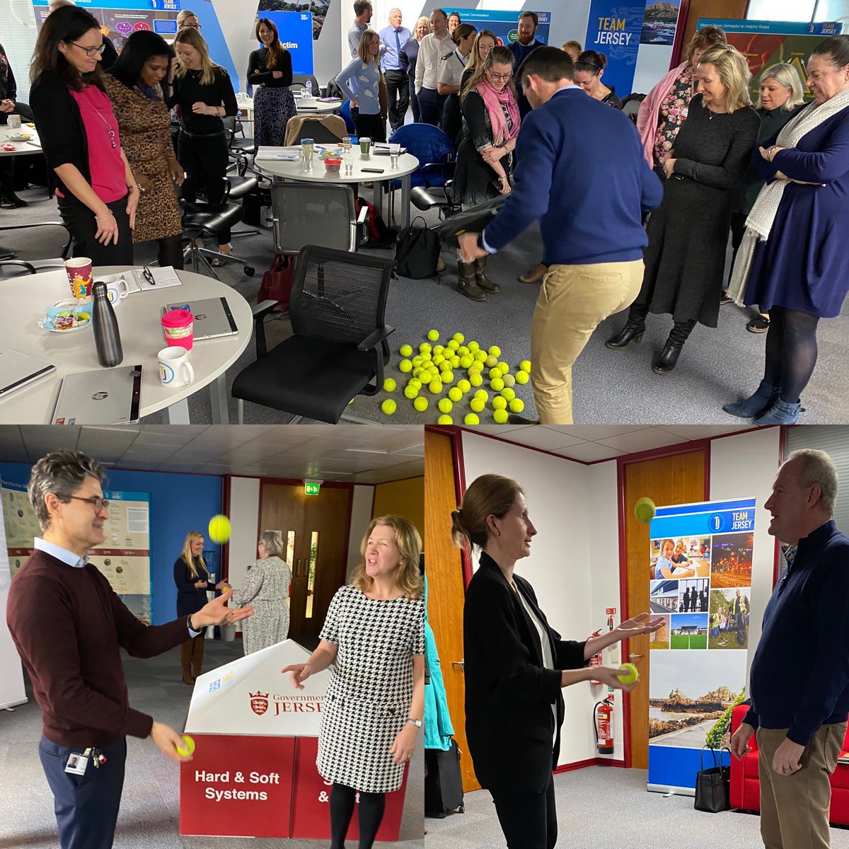 AnnyBodenstein's tweet photo. Participants in the I WILL mentoring programme getting some coaching on how to juggle! Kicked off our first workshops today, thank you @jeremyalancross @katelnutt @JulieMesny @GovJersey #IWILL #mentoring https://t.co/8qKtYYjbd9