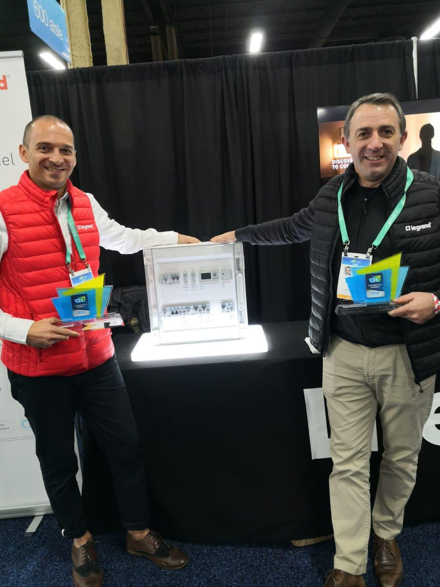 Legrand's tweet photo. Throwback on an amazing #CES2020 for the Legrand Team! Thanks to our partners and visitors on our booth! #LegrandCES https://t.co/negLbhxdDU