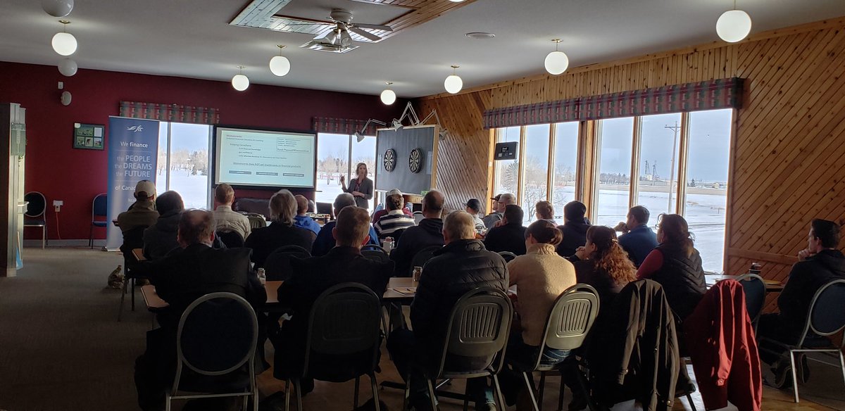 12onmyjersey's tweet photo. Great turnout in the cold today for the FCC Ag Knowledge event Building Financial Strength-On and Off the Farm . #fccagknowledge #fccalberta https://t.co/ogk3FJ1ngZ