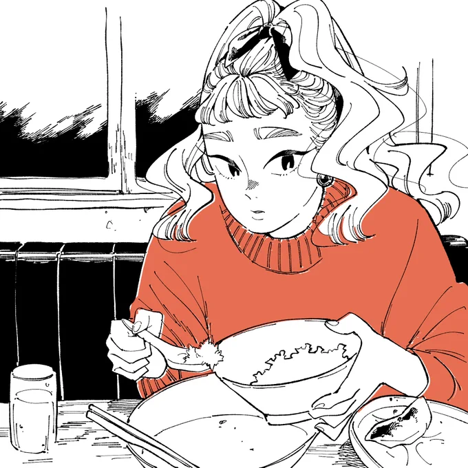 毎日中華食べたいらくがき 