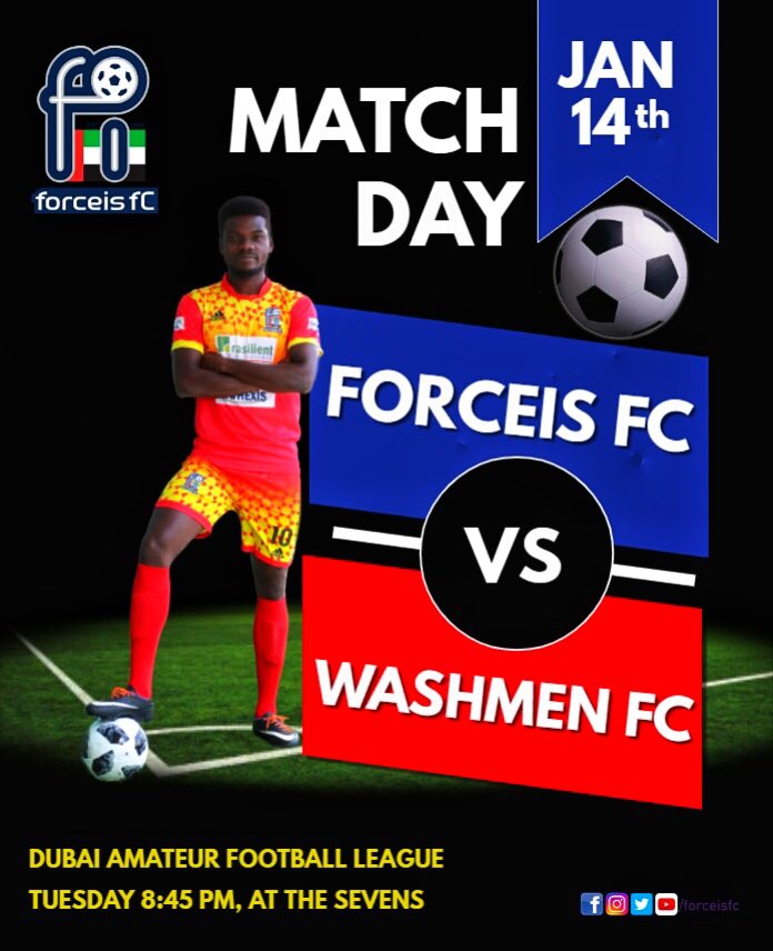 forceisfc's tweet photo. 14/01/2020 Dubai Amateur Football league match day of 2019/20! #forceisfc #dafl #matchday https://t.co/FcaBDCnfcV