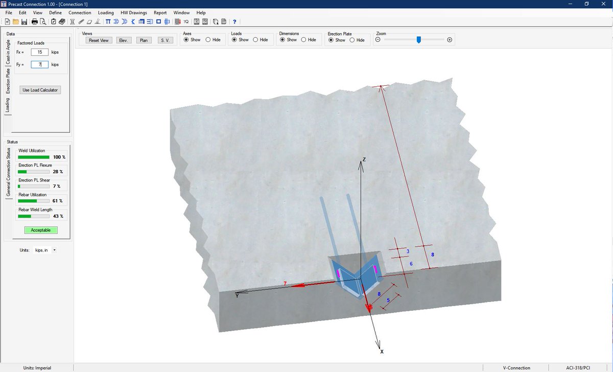 Introducing "Precast Connection Software". Our new software for the engineering design of connections commonly used in #precast construction.
precastcomputing.com