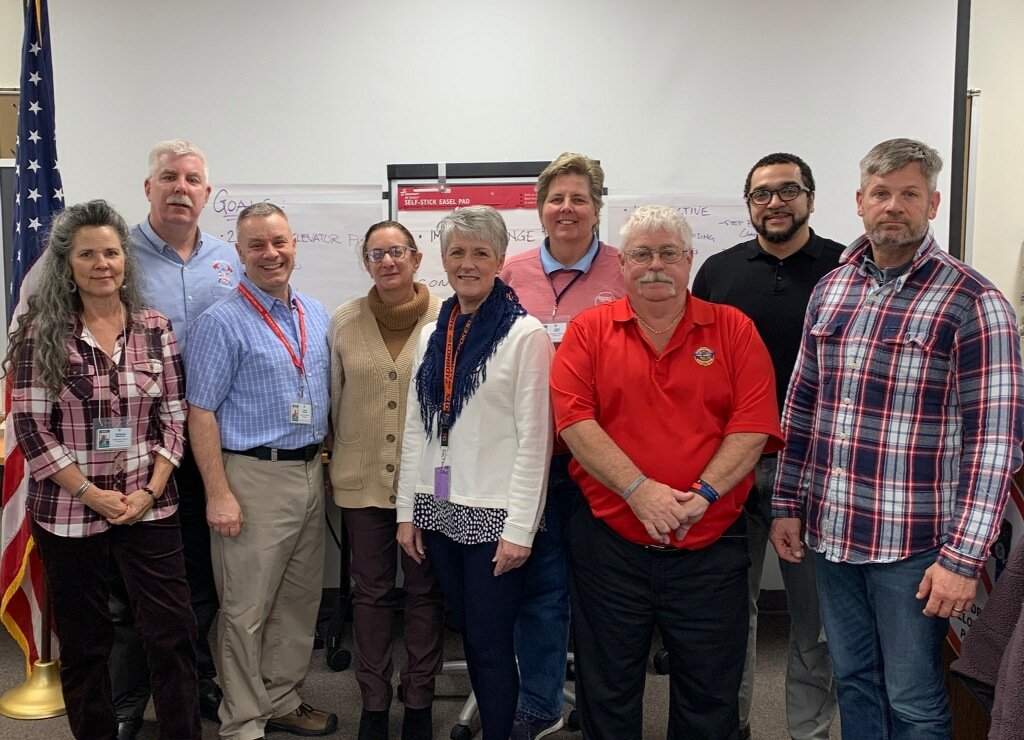 tervmom1's tweet photo. #RespectOurHouse Your @IAFC Task Group on #workplacebullying got much accomplished this weekend at #NationalFireAcademy. Watch this space for more info on our program at #FRI2020 #firefightet https://t.co/5XD77lVn4X