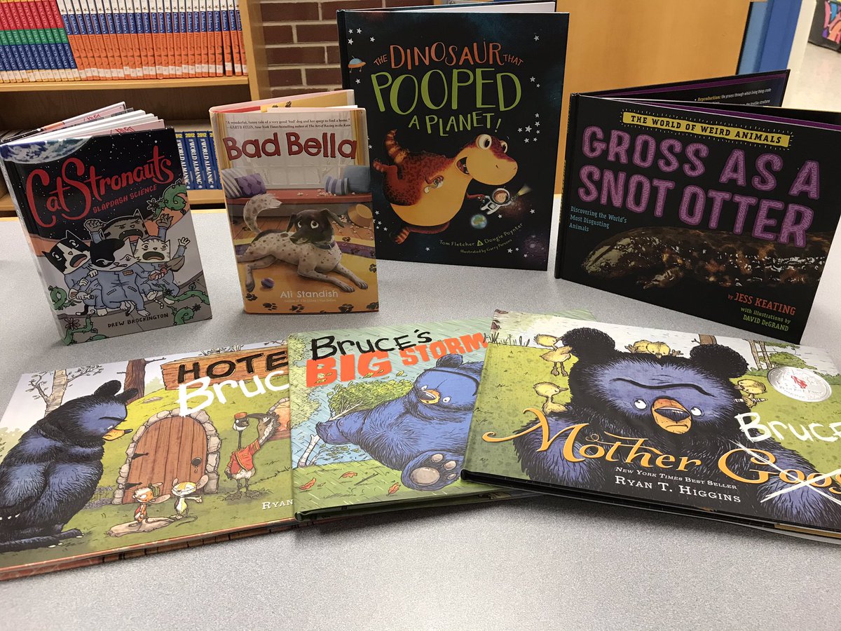 There is no better way to start a Monday than with a stack of new books! Sarah &amp; Hannah Jamison, Callaway alumni and daughters of our own Cindy Jamison, donated these fantastic books to our library. We thank them for giving back to our school and for encouraging a love of reading