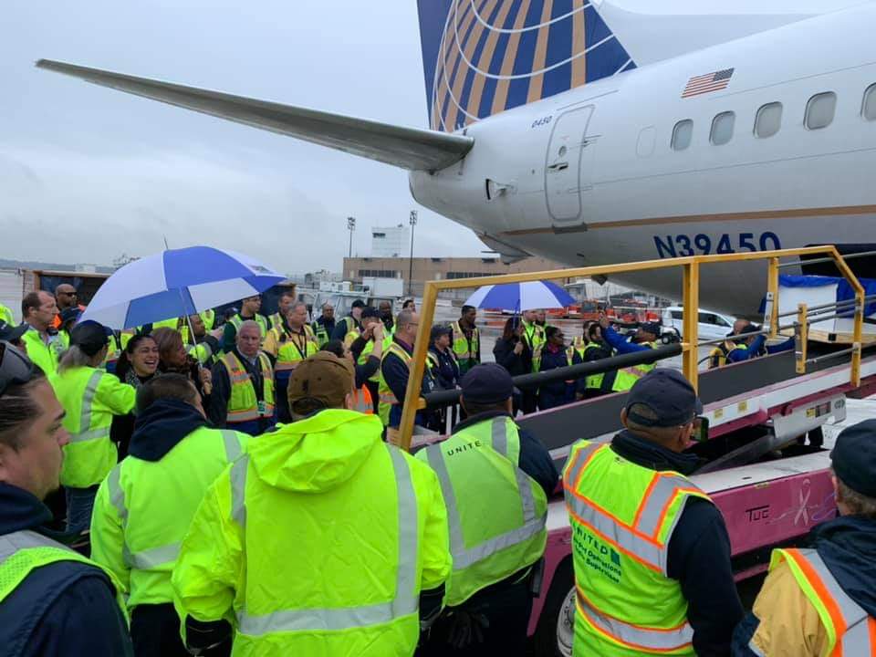 Therealceddieb's tweet photo. The immeasurable amount of love and support that is shown for our friend and brother Nino Diez from his @united Family is beyond incredible...We are more than an airline, we are family @weareunited. #iahstrong #WeAreUnited #beingunited https://t.co/h2JUquJstp