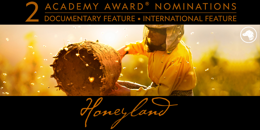 A big congrats to #Honeyland for receiving two #OscarNoms for Best Documentary Feature and Best International Feature🐝