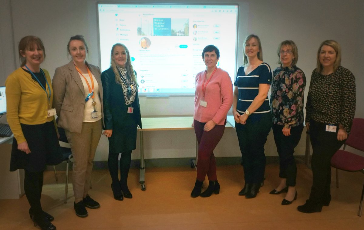 MauraGFlynn's tweet photo. Thank you to our attendees at our Twitter #librarylitebite today & Ita (@Turrock6) from @dementia_office who shared her experiences of using Twitter
@Domarydo & I thoroughly enjoyed the engagement with the attendees & shared learning
@NMPDMidlands @hselibrary @DMHospitalGroup https://t.co/rNPRxOw8Qe