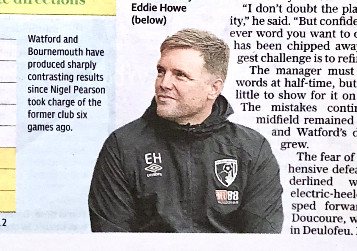 GrahamHuntPhoto's tweet image. Publications from yesterday’s Bournemouth v Watford match.  I have one pic on the front cover of The Daily Mail The Verdict, one in The Sun and two cutout pics in The Daily Telegraph via @ProSportsImages - @premierleague #premierleague #BOUWAT #Dorset