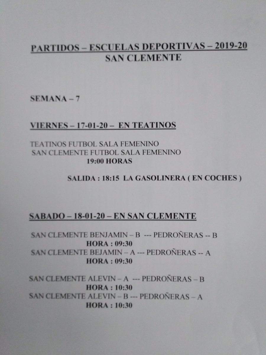 Deporte base. Competicion