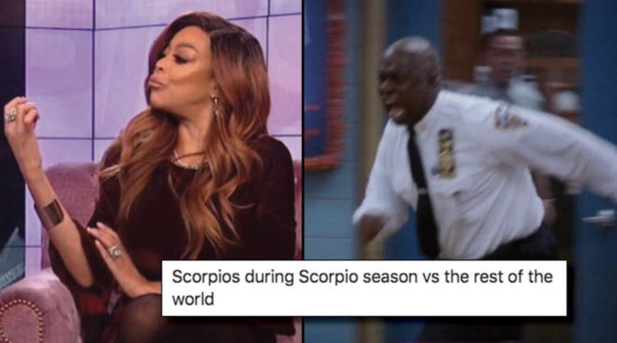 Scorpio season is back! Let's goooo!