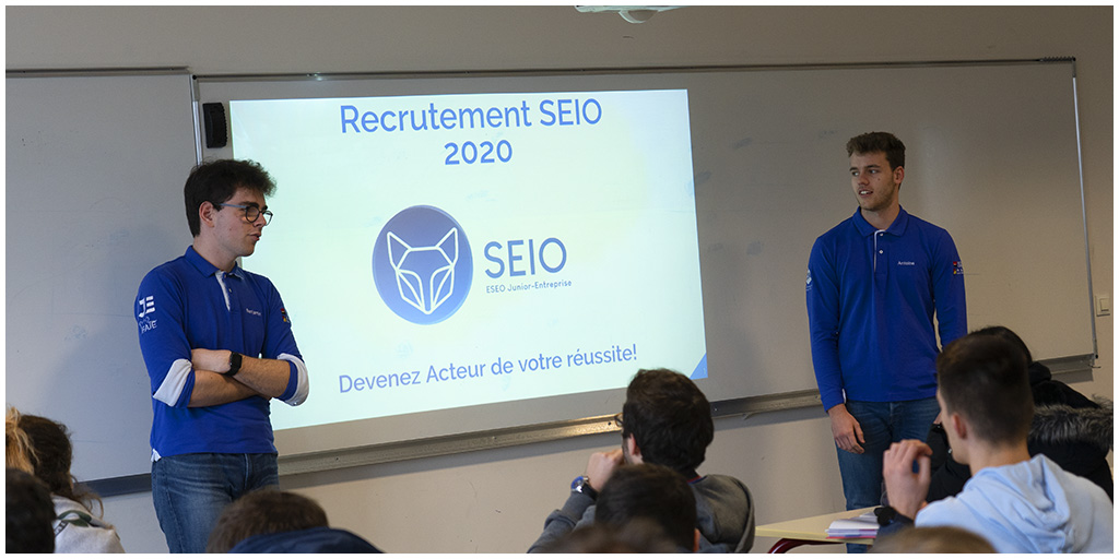 SEIO_JE's tweet photo. [ RECRUTEMENT 2020 ]

Le SEIO annonce le lancement de son recrutement pour le prochain mandat ! 

Tout au long du mois, le SEIO propose de découvrir la Junior-Entreprise de l’ESEO à travers des animations, des conférences et bien d’autres surprises.

#TeamSEIO🦊🔎 #WeAreJE https://t.co/7M2sIFJv9Q