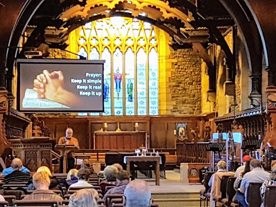 stjohnshebburn's tweet photo. Paul and Ian's sermons from our current sermon series on Prayer are both available on our website and on our Spotify podcast https://t.co/HZf0srlwGf https://t.co/yIaOmjgtYh