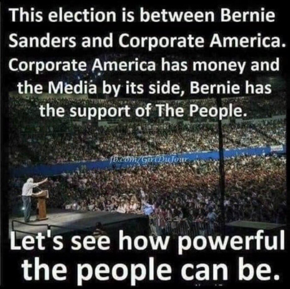 <a href="/EverAltruistic/">Sarah DesLauriers</a> <a href="/bootsie5/">Bootsie Rose</a> And, to be sure, our #BernieSanders2020 inspired movement will continue on because you cannot un-feel the Bern! 🔥❤️🌎

#ITrustBernie #BernieBeatsTrump