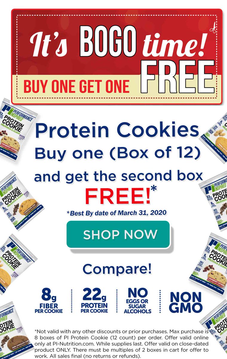 PerformInspired's tweet photo. Bogo Deals!
Keep your New Year’s resolutions with these AMAZING Deals!
Only while supplies last, so act fast! – https://t.co/tUp3OxuFzS

#InspiredToBeBetter #Bogo #Deals #HIIT #Peloton #Keto #sales #workout #sales #gym #proteincookies #isolatewhey #whey #protein #Healthy https://t.co/JMxty8fIhi