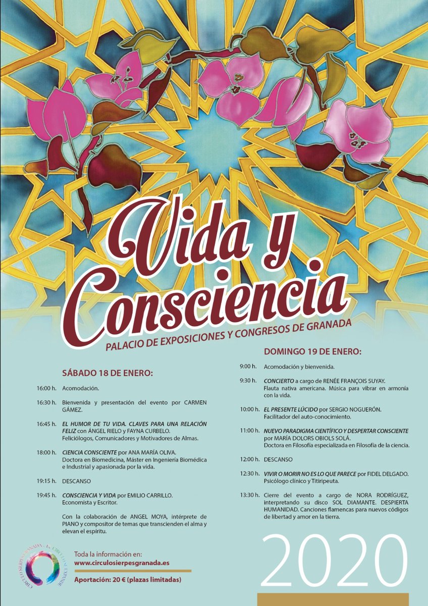 CirculoSierpesG's tweet photo. Un año más llenamos el @pcongresosgrx con un nuevo evento, entre otr@s @angelrielo @anamaroliva
@SergioNogueron últimas entradas a la venta en @redentradas Con la colaboración de @Mindalia_TV ayudando a la difusión @GuiaKul @Guia_Cool https://t.co/EkkSrAxzQm