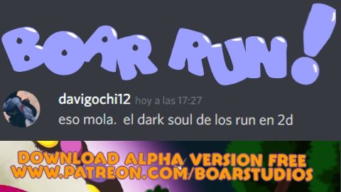 BoarStudios's tweet photo. Talking with a #friend on @discordapp  about the game, and this was his comment 
david.tarifa  says 'That's cool, The Dark Souls of 2d Runs'
We're still #laughing 🤣🤣
#IndieGames #indiedev #indiegame #indiegamedev #indiemusic #indieartist #BoarRun #Runne
#runners #Boar🐗 https://t.co/0vXAz3bvII