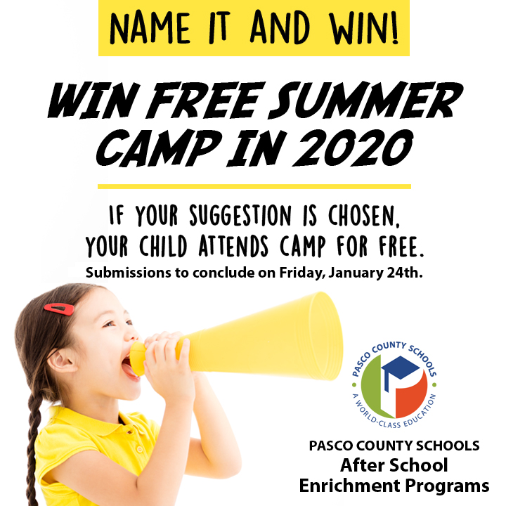 PLACEProgram's tweet photo. Name it and win! After School Enrichment Programs is holding a contest to help name their summer camp program. Visit this site to learn more and participate. https://t.co/4JEtiLfIjG If you win, your child can attend camp for free! https://t.co/57Qv96nHPn