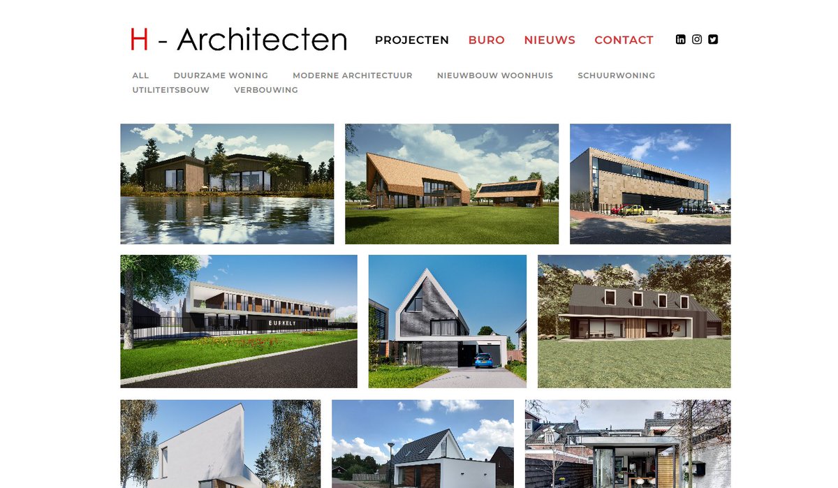 HArchitecten's tweet photo. Vandaag is de nieuwe site online gegaan. https://t.co/mr8jaZ1kiA 

Hier en daar nog wat aanvullen maar het begin is er. Mocht iemand nog verbeterpunten zien hoor ik het graag. https://t.co/HEXvOOIy83
