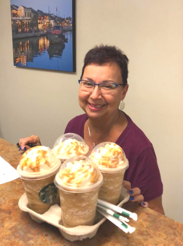 HuffmanClinic's tweet photo. #HappyMonday Coffee, coffee, and more coffee! (#TBT thanks Gloria) 🥰 https://t.co/Gn1s8eYbVO