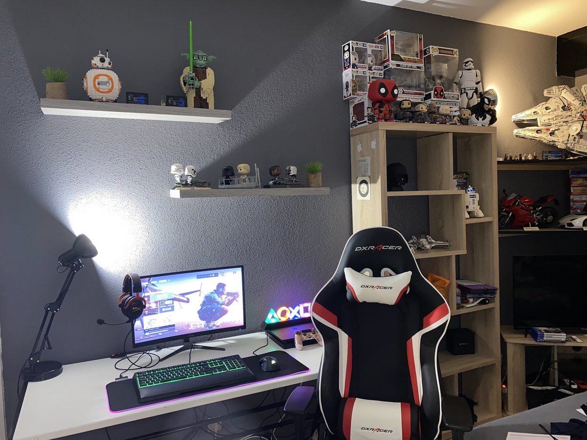 PaDoo_R6's tweet photo. Voilà ce qui me manqué dans mon set up !!! @DXRacer_FR  il est vraiment top et d’une qualité !!! 😈 https://t.co/PE6US70pye