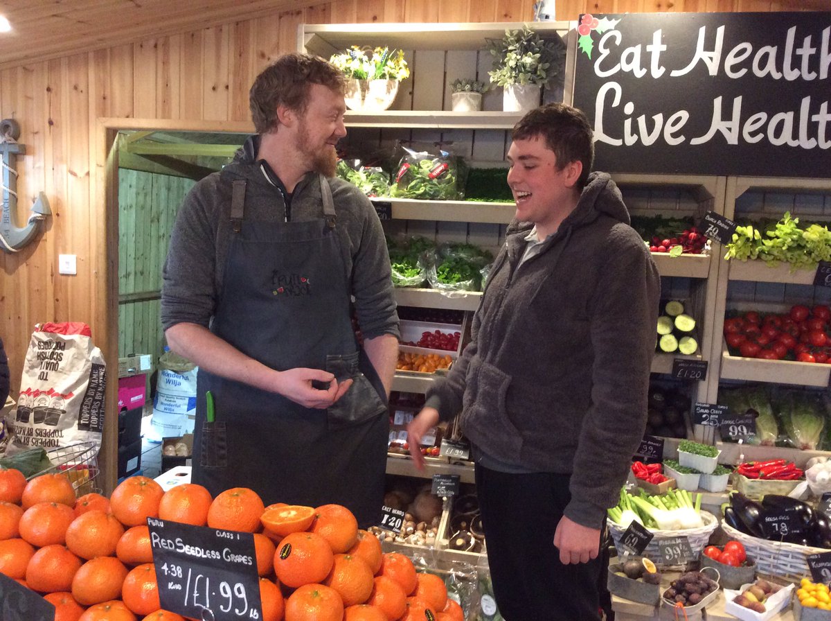 Chadsgrove's tweet photo. Another one of our brilliant students had their pre work experience interview today #fruitshack #catshill.......he can’t wait to start the placement! https://t.co/0D3CzKHwUk