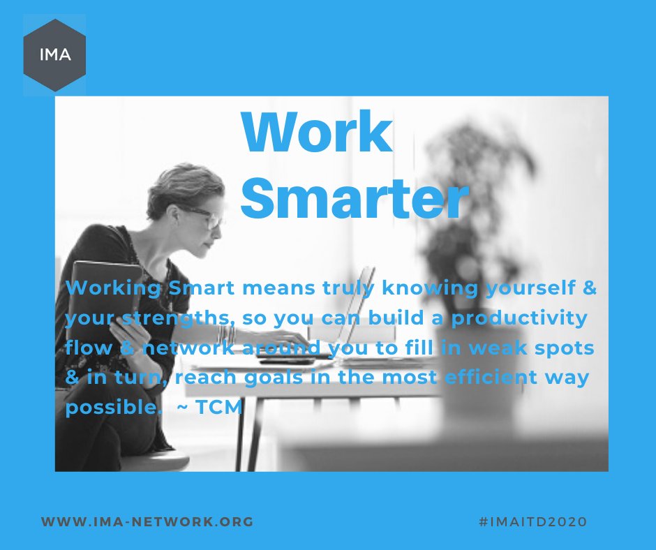 imaeuk's tweet photo. Working smarter saves precious time & energy for the things that really matter - your life goals, your personal growth, your health and your relationships ...
#WorkingSmart #productivityflow https://t.co/tD9T980DaH