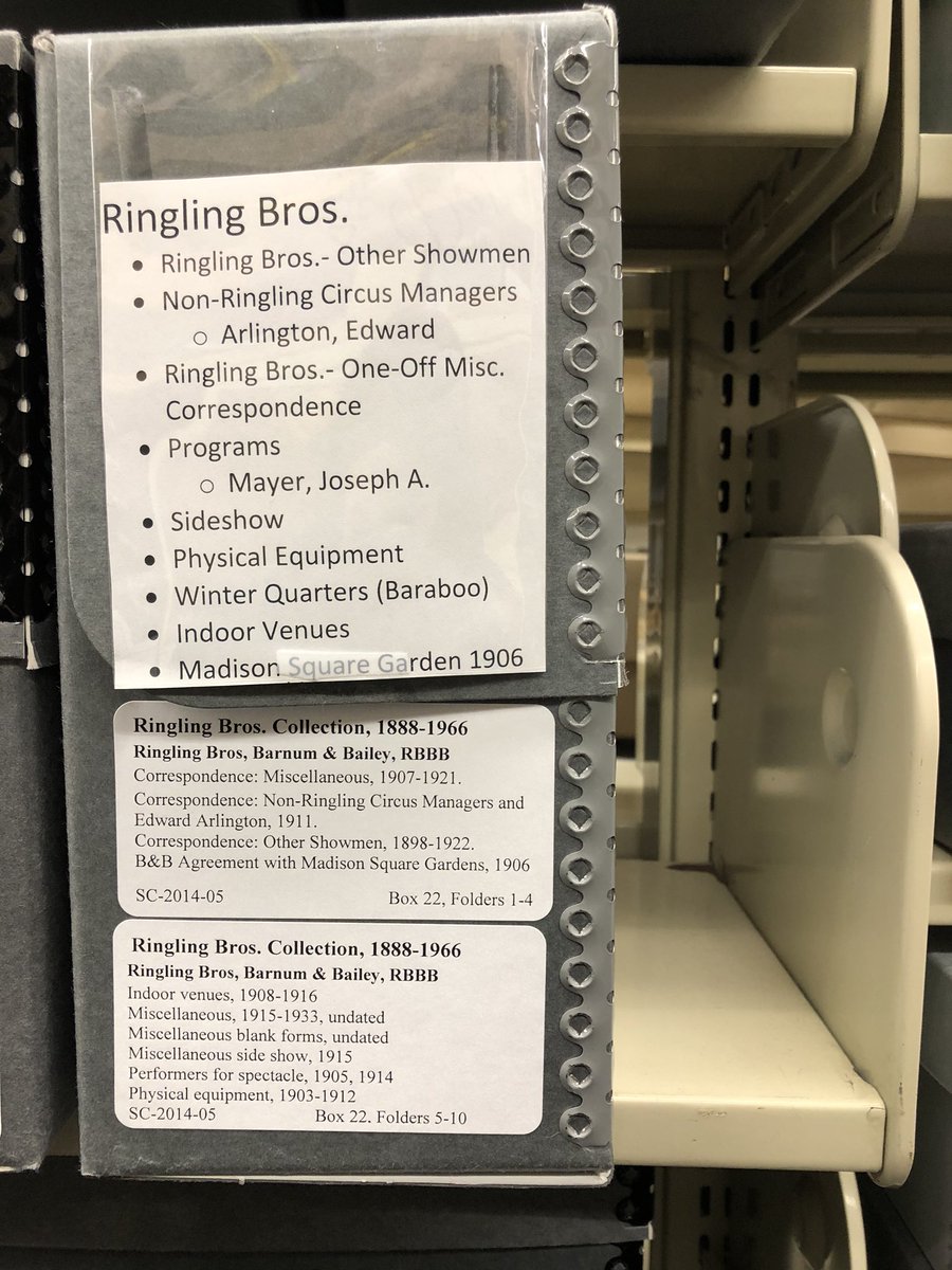 ISUMilnerSPC's tweet photo. Bringing order to chaos, we present the humble label sticker. This #ToolsOfTheLibraryTrade workhorse lets us quickly and easily see anything from collection names to box contents & numbers. They may be small, but they’re a huge part of our organization. #stickerday #librarylife https://t.co/8Hw7xdFCkG