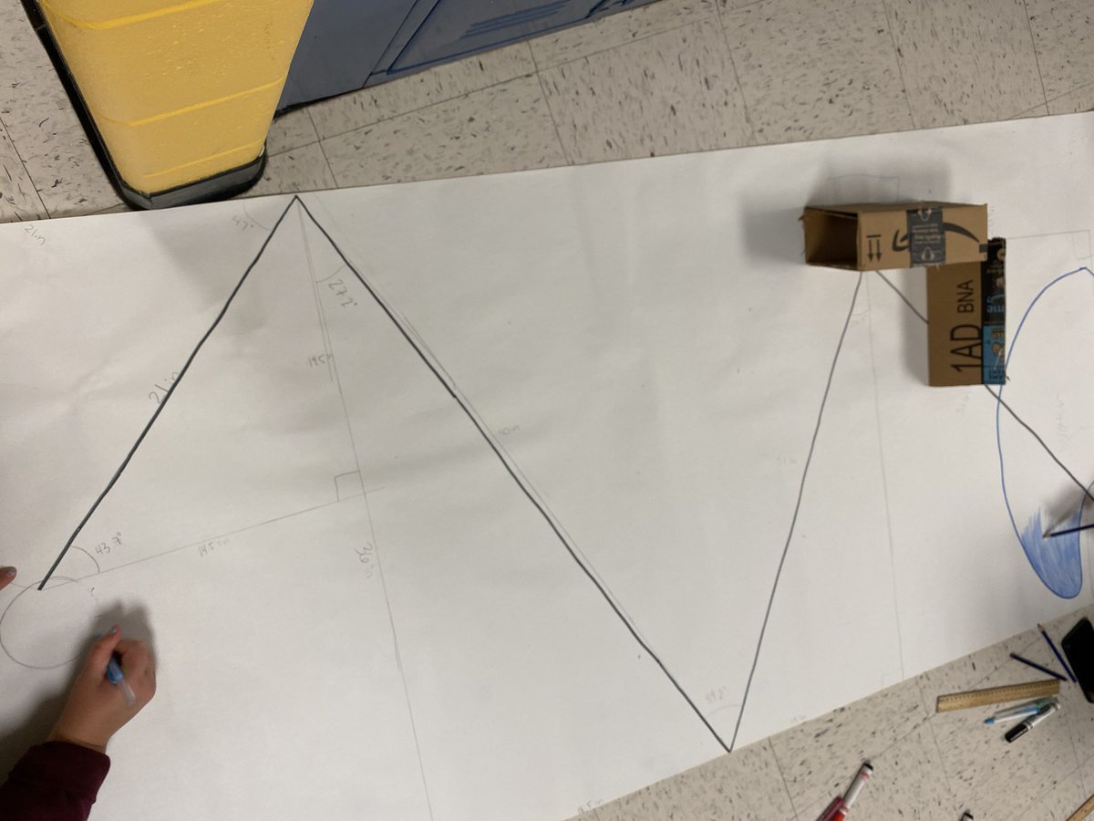 OMGitsMsOB's tweet photo. We played some online trig mini golf on Friday & my class asked to make their own course. So here we are, ignoring the pacing guide & making mini-golf holes. #findyourwhy #keepyourwhycloseby https://t.co/mZEWA9FFeK