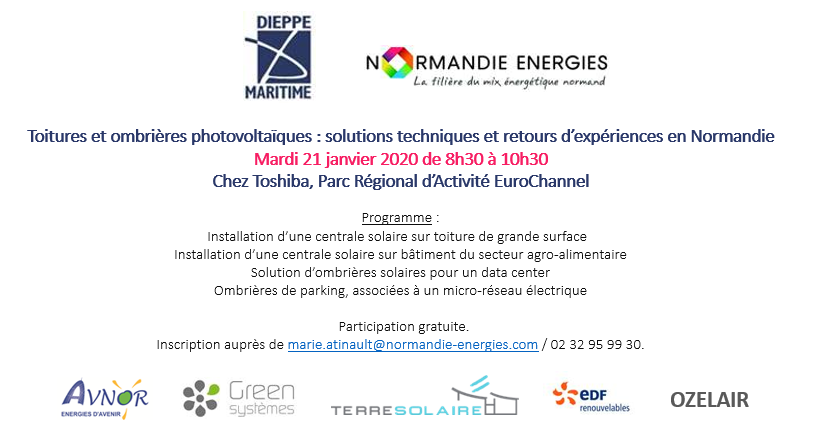 Quel que soit votre secteur d'activité, l'énergie #solaire peut vous intéresser ! Membre de @NdieEnergies, #CréditAgricole Normandie-Seine soutient cet événement organisé par @dieppemaritime et vous invite à Neuville-lès-Dieppe pour y assister. #transitionenergetique
