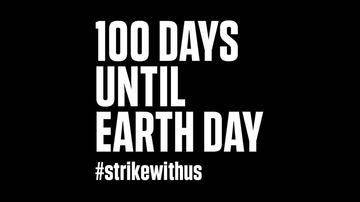 FutureCoalition's tweet image. Youth activists just announced our plans for three days of nationwide climate actions starting #EarthDay, 100 days from now. We are inviting you to join us. ADD YOUR NAME to join the movement from April 22-24: strikewithus.org/join #EarthRise #ClimateStrike #StrikeWithUs ⚫