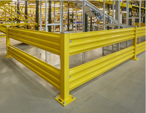 SteelKing's tweet image. &quot;Protecting your people, product, and physical plant from collisions is one of the best investments you can make. That&apos;s why we designed the toughest #guardrailsystem in the industry! Check out Steel Guard®: bit.ly/35BDzIa