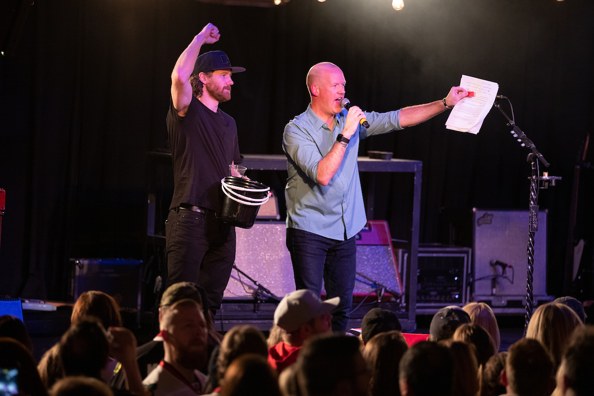 NHLBlackhawks's tweet photo. What a fun night raising money for @RMHCCNI at #KeithRelief! https://t.co/LNUqifNKl3