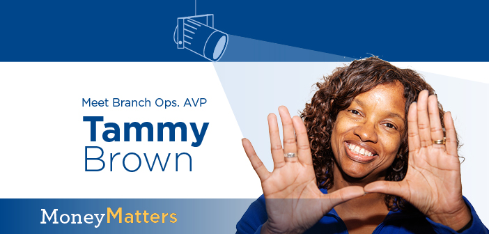 figfcu's tweet photo. Meet someone who keeps #FIGFCU’s branches running smoothly and our people happy. Watch the spotlight of our Branch Operations AVP, Tammy Brown. See it here: https://t.co/FAUnSF2qHC #midwestgirl #extraextrovert #sisterwithpurpo https://t.co/1MXNRC73z0