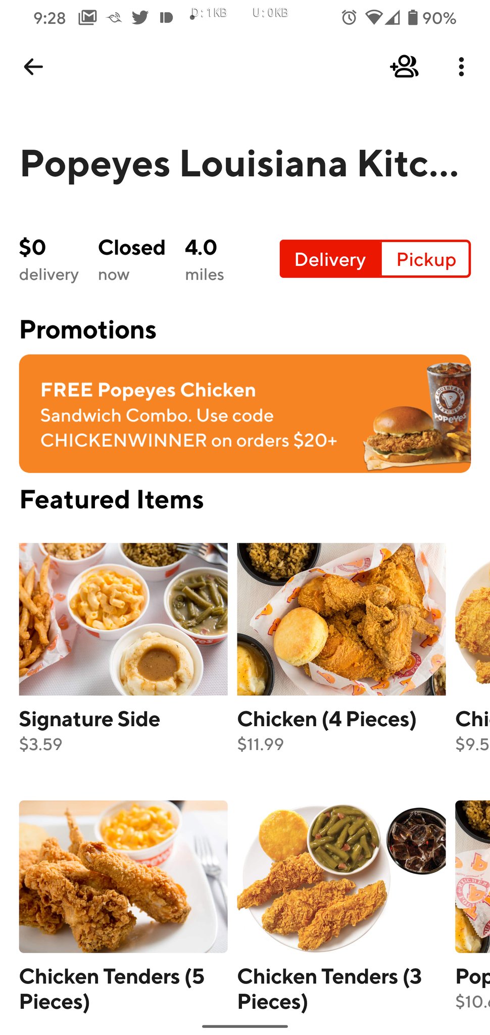 Popeyes, DoorDash to deliver free chicken sandwiches for a week