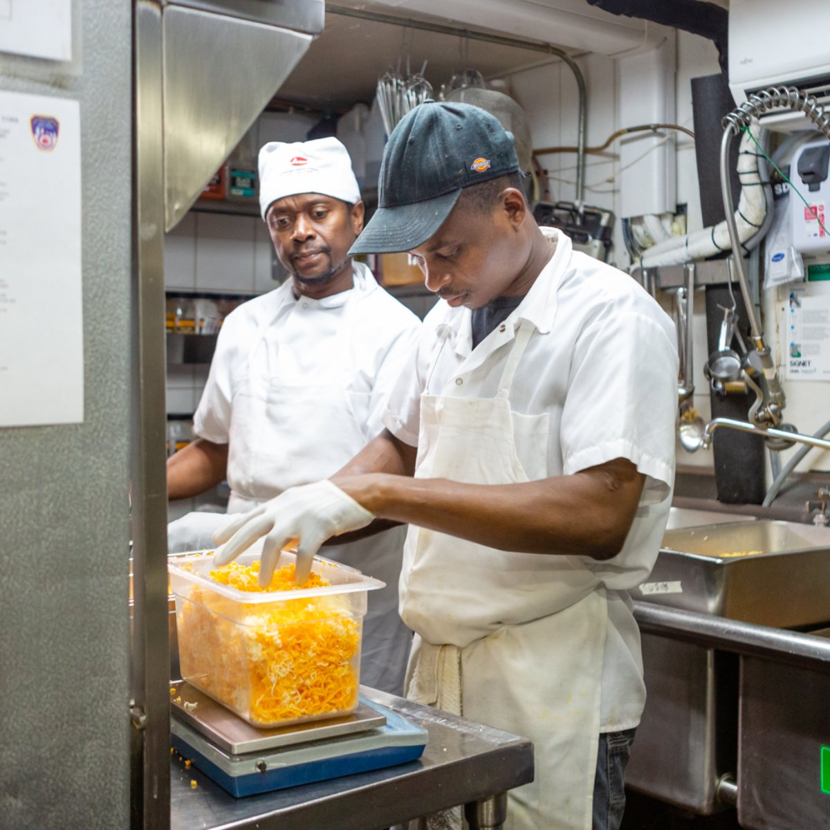 Where the mac-and-cheese magic happens.