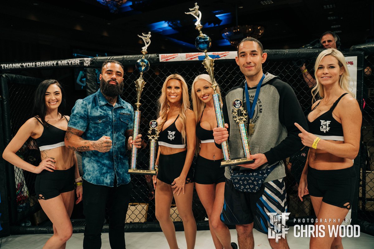 tuffnuff's tweet image. Fight of the night from Friday went to Emmanuel Rivera and Devon Savage #FutureStarsofMMA #MMA #Vegas #TuffNUff @orleanscasino