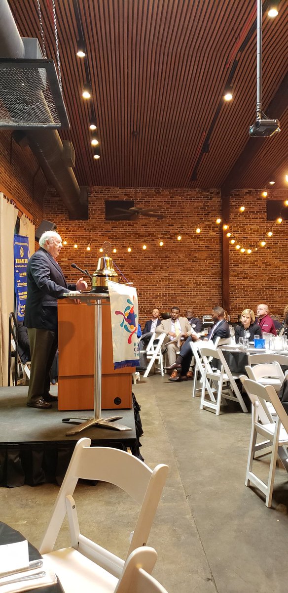 CyberDistrictFG's tweet photo. Don Grantham (GDOT)  and Sue Parr (Augusta Metro Chamber) spoke at the Augusta Rotary today to promote the renewal of the penny sales tax for local transportation funding! Vote yes on 24 March 2020! @Augusta_Chamber https://t.co/Yzqm7x1CtM