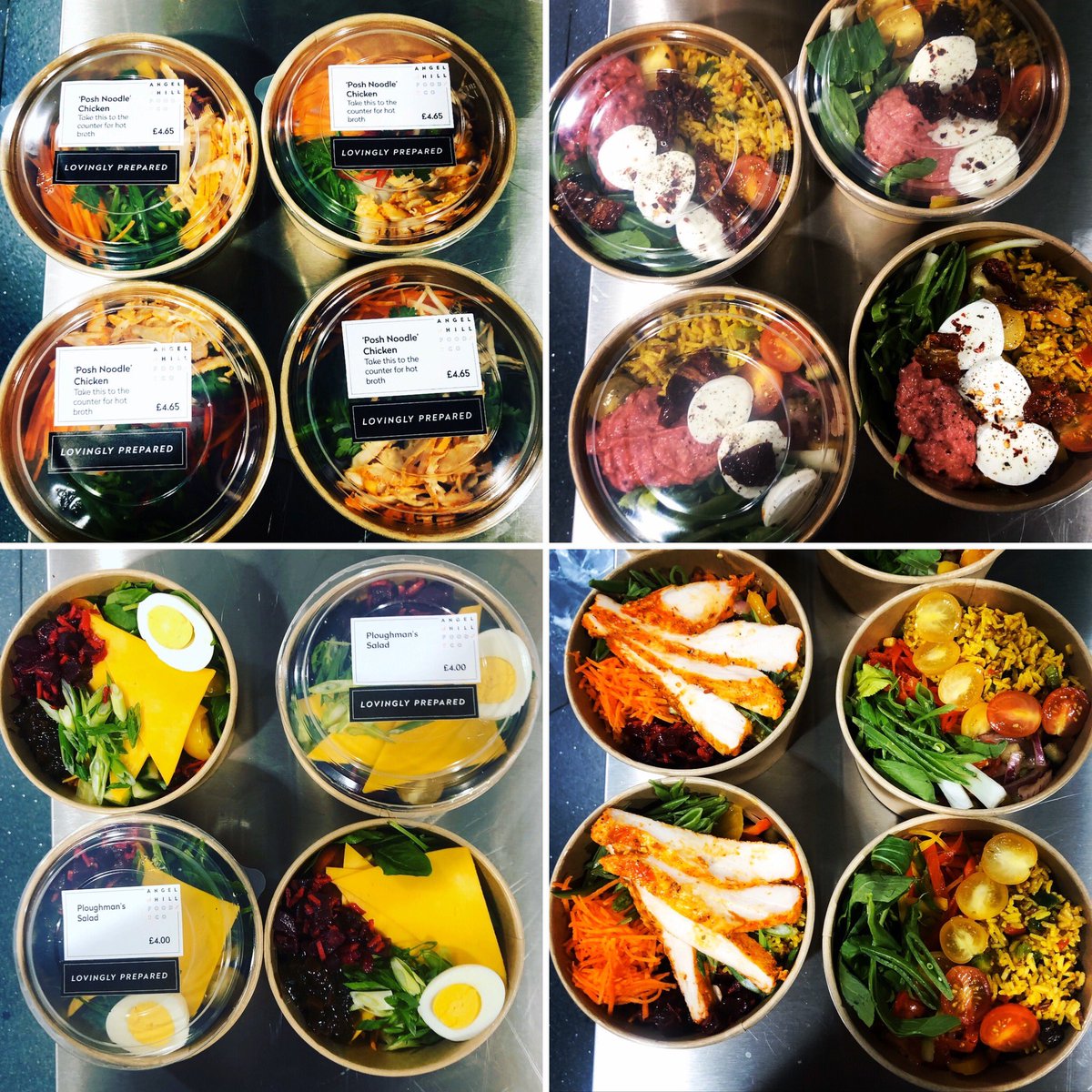 Bright &amp; colourful Grab &amp; Go options at our new Belfast Site today 🌈 #salads *poshnoodles <a href="/MarkAJopling1/">Mark A Jopling</a> <a href="/AngelaUrwin1/">Angela Urwin</a> <a href="/TheAthaTEAM/">Amanda Atha</a> @AngelHillFood @ServestFoodCo 🥬🍋🥑🥕🍆🥒🍎🥥🌽 🇮🇪