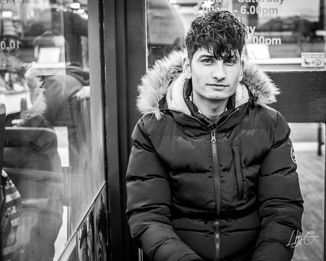 GroupOakdale's tweet photo. One of our group photographers headed into the high st of Blackwood to do some street photography. Some people were pleasant and others not so.
This Kurdish barber was more than willing to have his photo taken and shared. Thank you 86 Style Barbers! @SchoolofPhot0 https://t.co/wCjJxGun54
