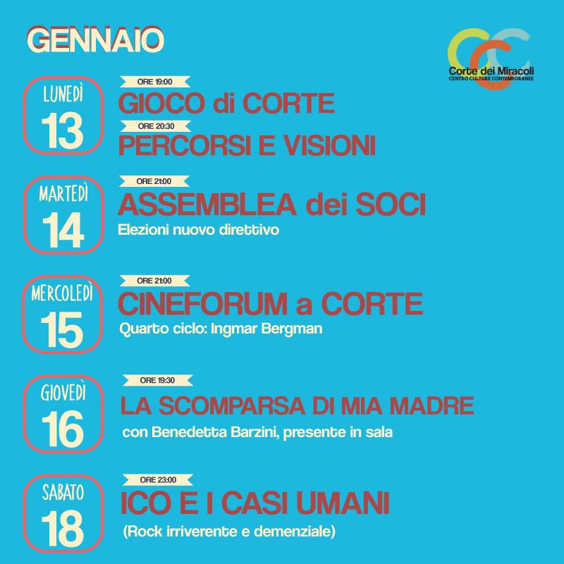 Gli appuntamenti della settimana a Corte!
#CortedeiMiracoli #Siena #livemusic #musica #concerts #band #onstage #palco #musician #DJ #djset #giocodicorte  #cineforum #cineforumacorte