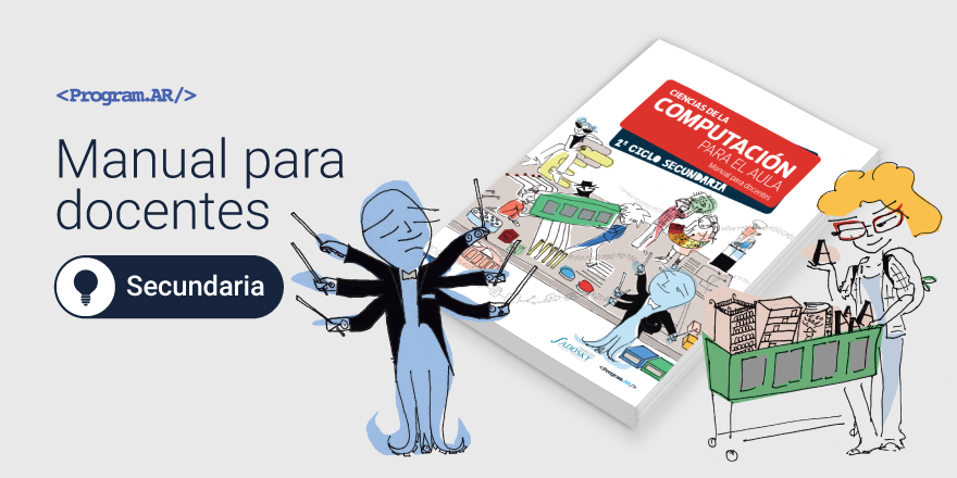 Programar2020's tweet photo. ¡Empezamos el 2020 con esta gran noticia! Lanzamos el #ManualDocente para 2do ciclo de secundaria que realizó nuestro equipo junto a la @unlp. Mirá: https://t.co/XLmeGiX0I7 https://t.co/NltuJuif9q