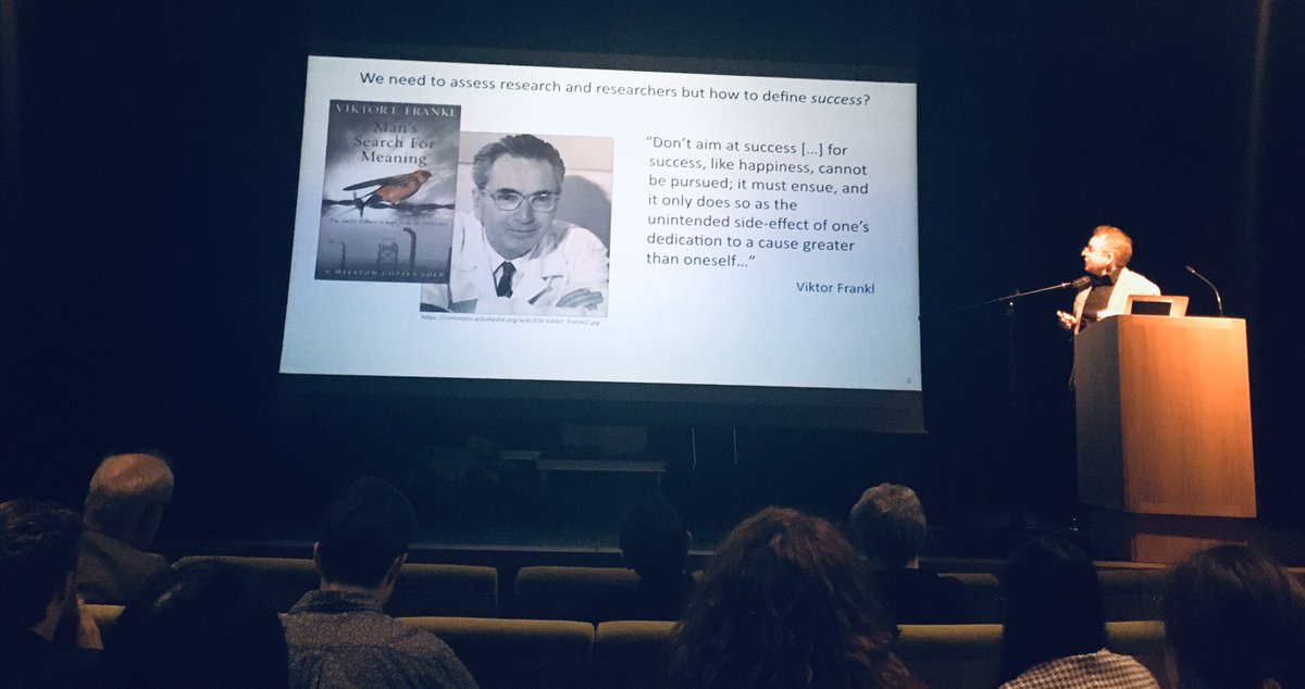 m_schlussel's tweet photo. Oversimplifying to the cynical level: in order to have the change we want in academia, all we need is widespread altruism among researchers.
Inspiring talk by @Stephen_Curry at #RROxLaunch! https://t.co/3DevY0VRtH