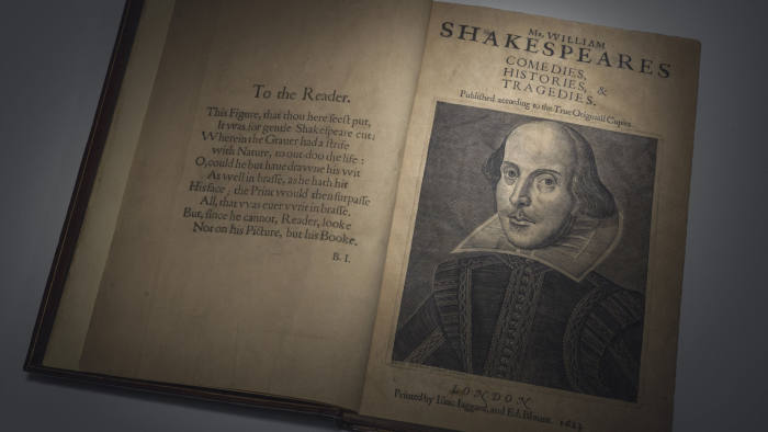 Shakespeare's first folio is being auctioned in NYC on April 24th...so freaking cool.