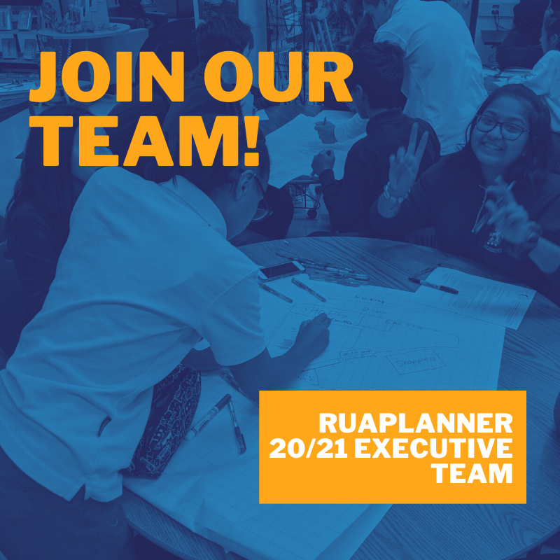 ruaplanner's tweet photo. Calling all @RYSURP @theRPGSA MPl students Come join our 2020/21 team. Our dedicated graduate students coordinate workshops aimed at increasing high school students’ knowledge about urban planning &amp; other urban issues. Apply: https://t.co/h566de33hZ https://t.co/D6vsPdVmKg