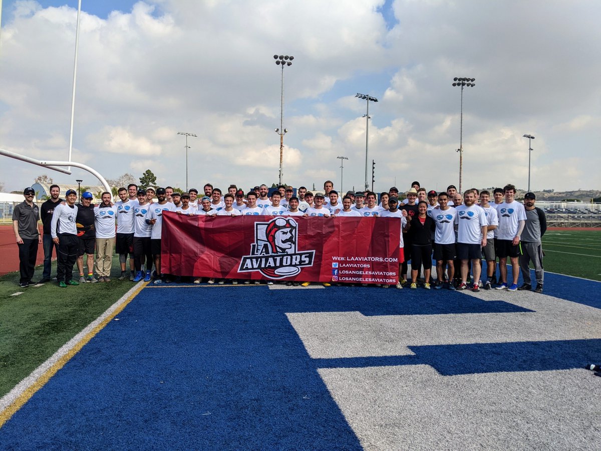 laaviators's tweet photo. Thank you to all the amazing athletes who participated in Saturday’s training camp! We look forward to seeing you all at our next one on January 25th. #laaviators #aviatorstakeflight #ultimatefrisbee #lasports #proLA #AUDL  #socalultimate #futureaviators #tryouts #trainingcamp https://t.co/74bpOyMmIW