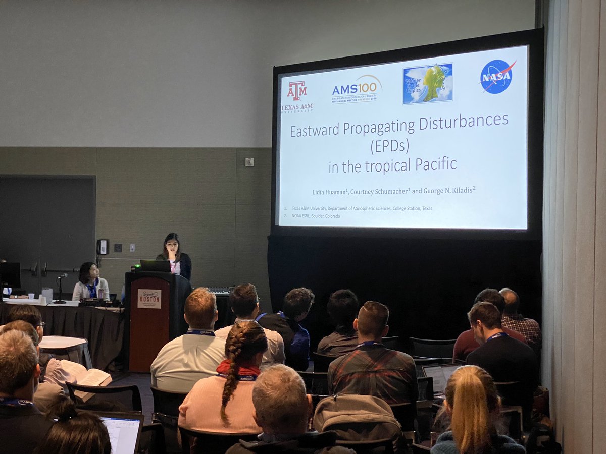 lidianahuaman's tweet photo. I presented my PhD research at the #AMS2020 today! I have 2 presentations and I’ll chair a session this week. So exciting! https://t.co/9wQ0tLTUdi