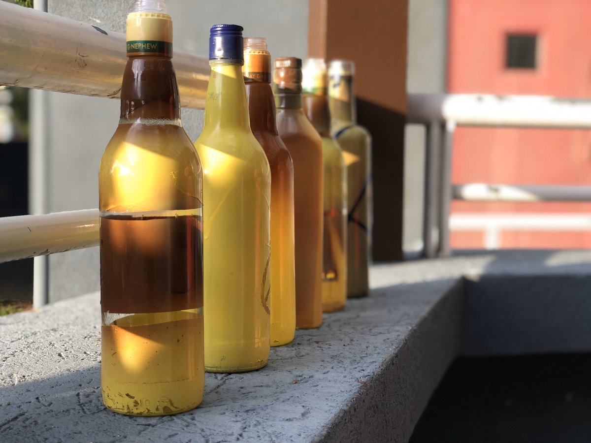 Same Reggae bar , I also got one person to help design these bottles for the showcase and here’s the final look picture.