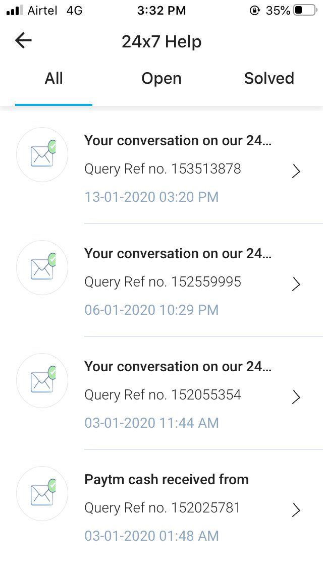 ankitjareth's tweet photo. @paytmbankcare Please refer all these conversation ID’s with all these details updated at least 4 times since Dec 31st 2019 https://t.co/h3rhidoqv7